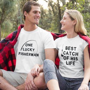Best catch of his life custom soft T-Shirt